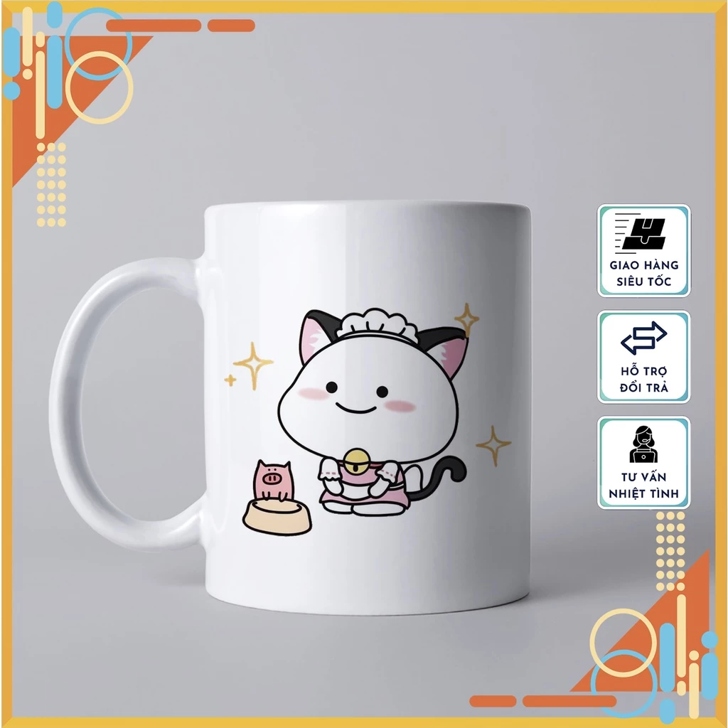 Quby (キュービー)柄マグカップ No.27 | 高級陶器製、日常使い＆ギフトに最適、可愛いデザイン