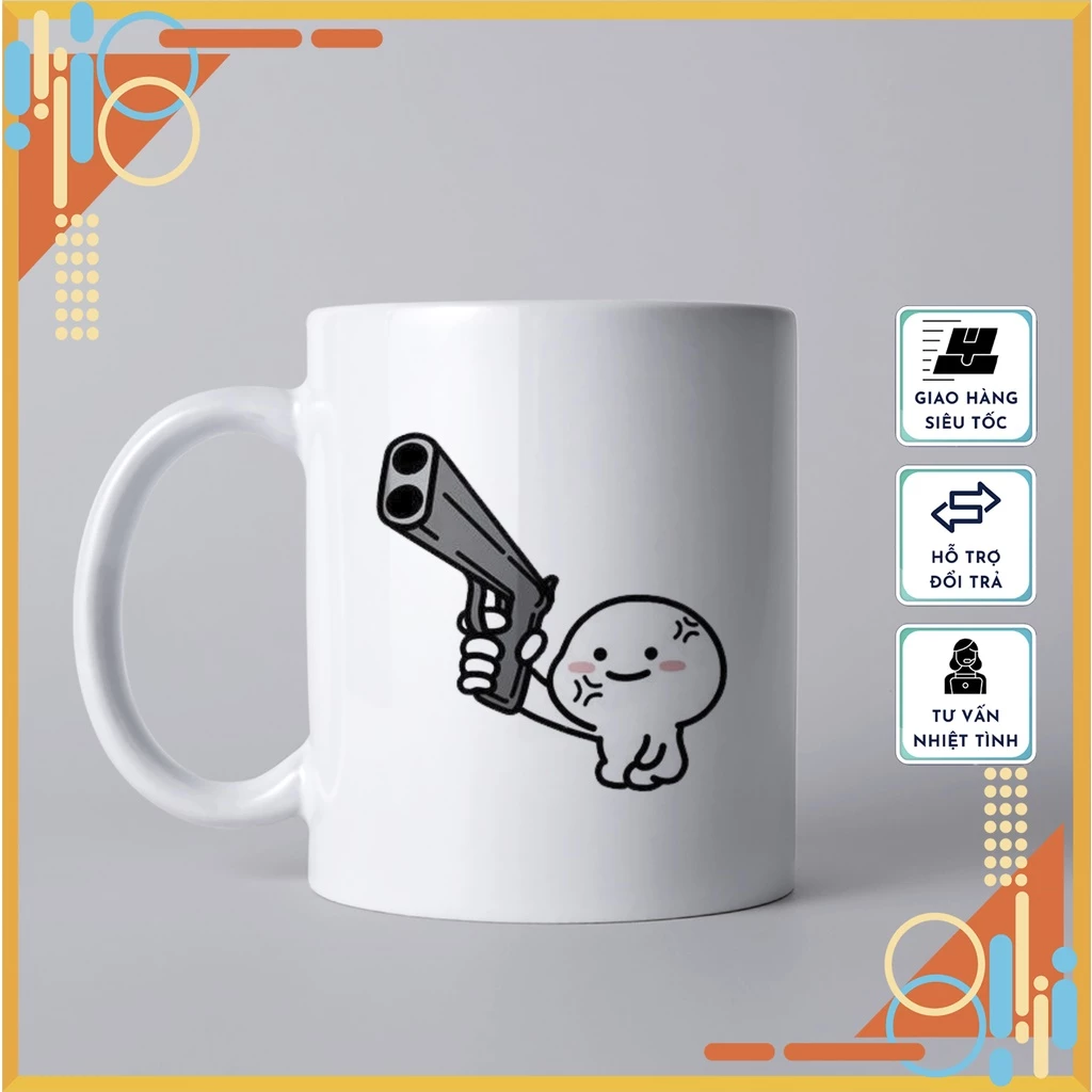 Quby (キュービー)柄 セラミックマグカップ No.35 - 毎日を彩る可愛い高級ギフト