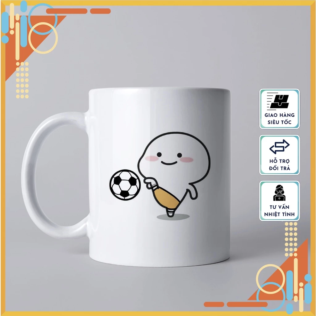 クビー柄 マグカップ No.39 - かわいい陶器カップで毎日を楽しく!高品質ギフトにも