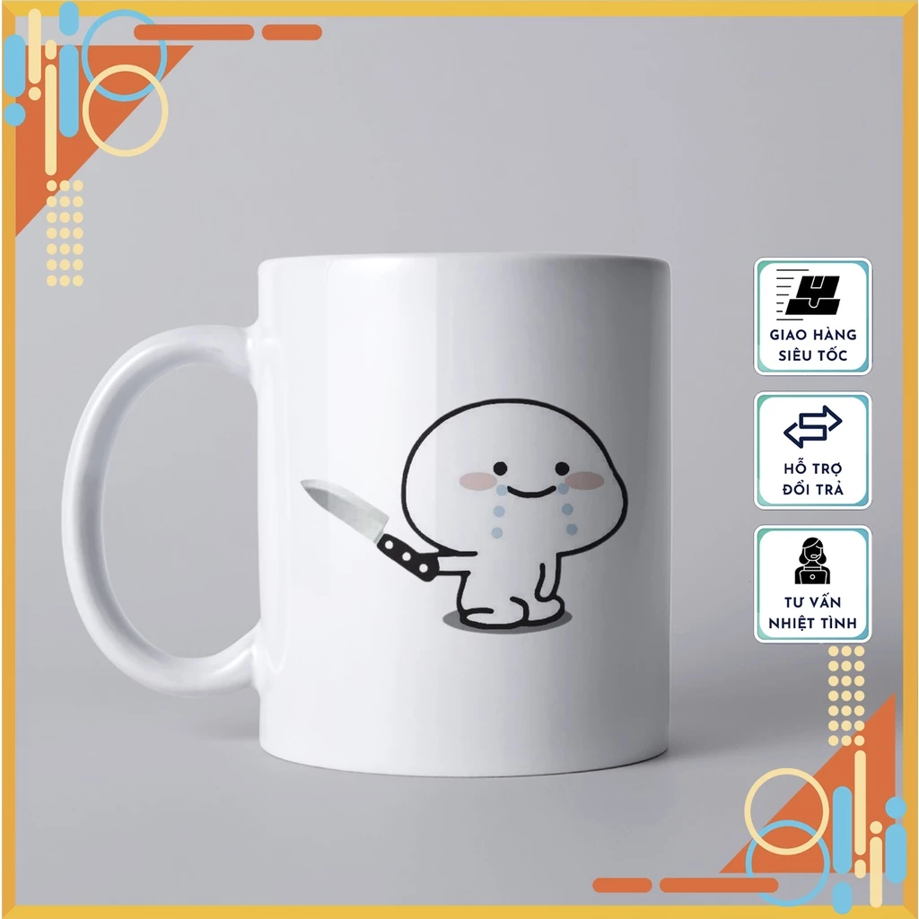 Quby (キュービー) デザイン マグカップ No.36 - おしゃれで可愛い陶器製コップ、高級ギフトや普段使いに