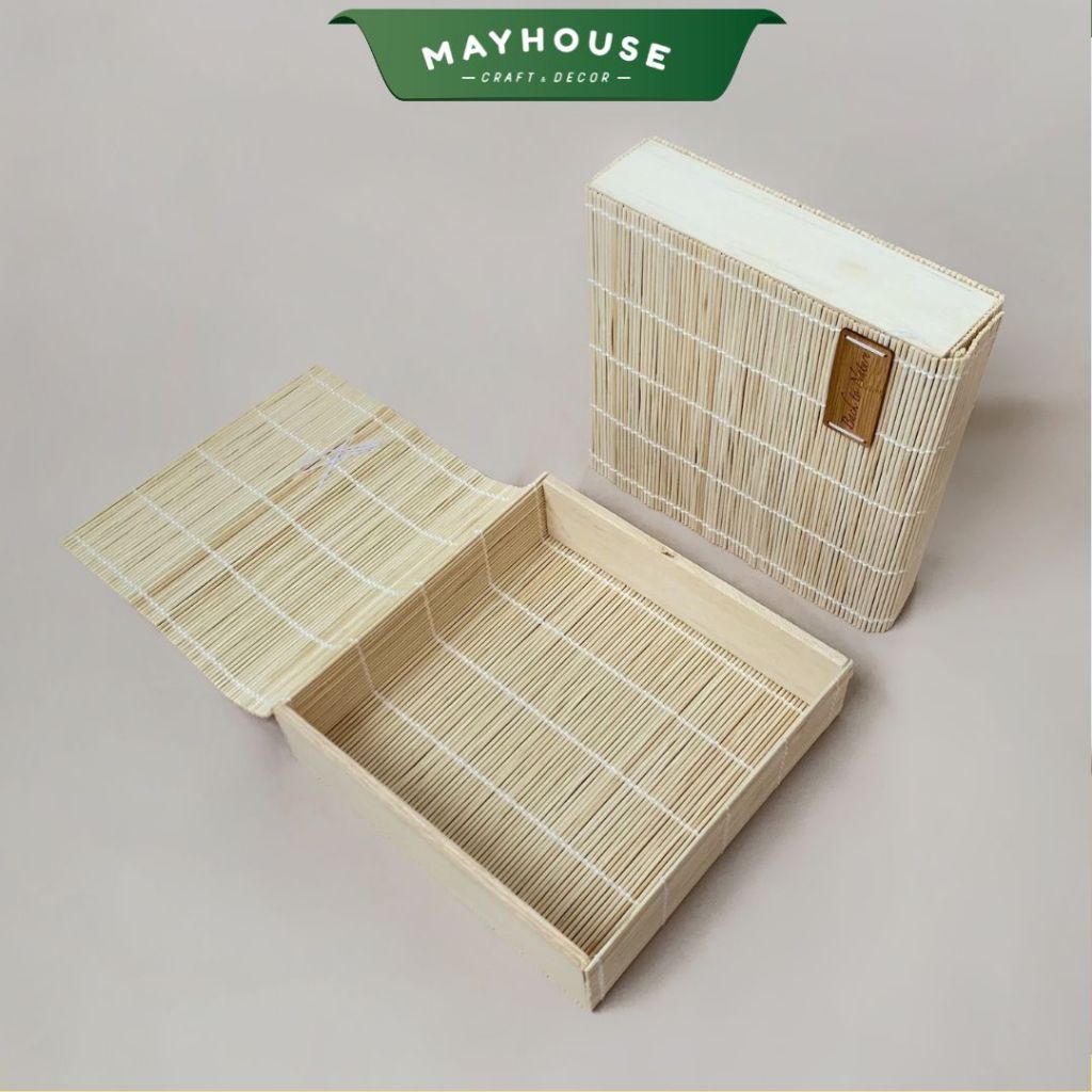 藤製ギフトボックス 四角型 MAYHOUSE CRAFT&DECOR