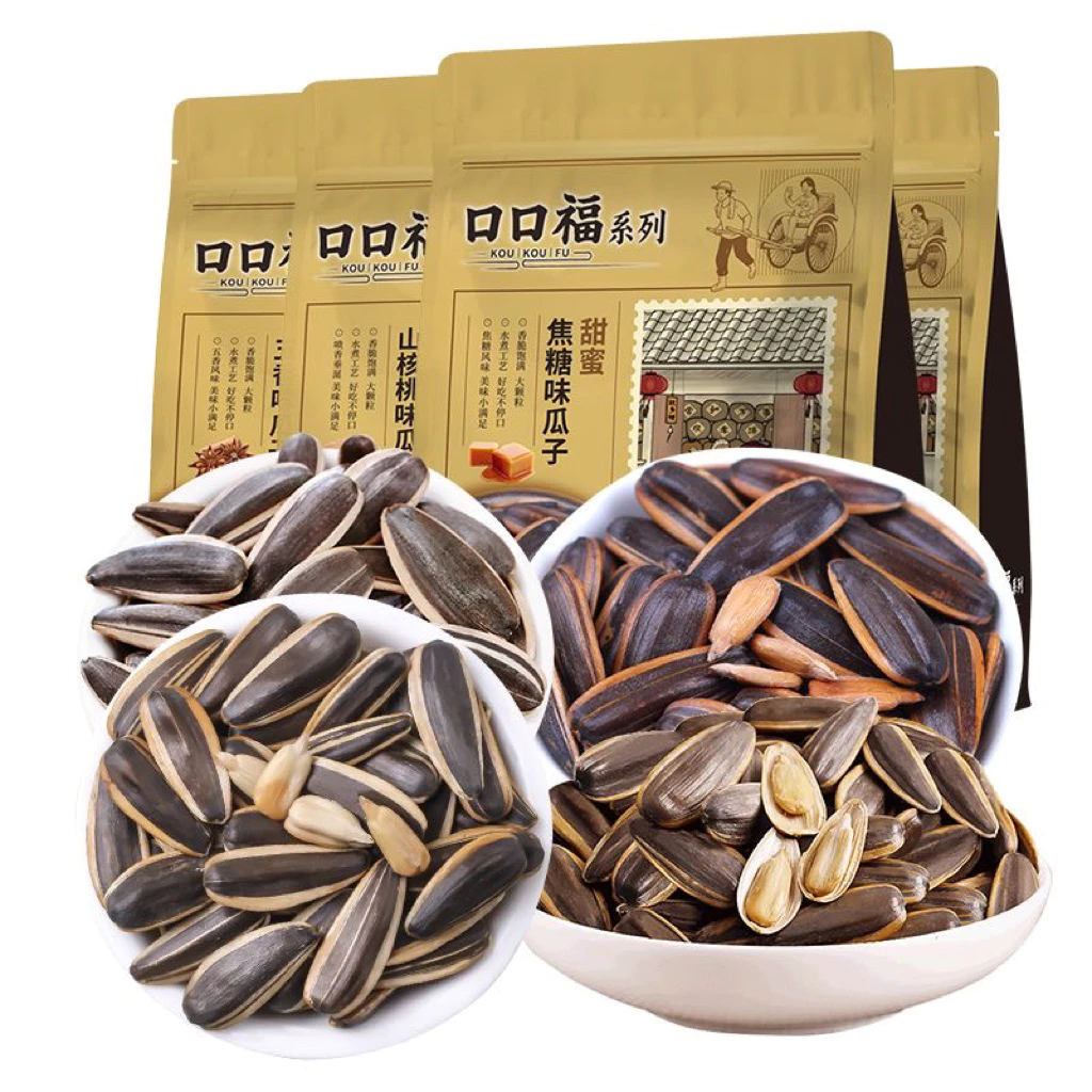 紅棗風味ひまわりの種 500g ジップ袋入り – 芳醇な香りと深い味わい、健康を想うお土産・おやつに