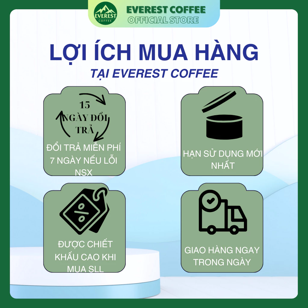 REST 3in1 エベレストコーヒー 1kg 大容量インスタントカフェラテ R10 - 濃厚ベトナムコーヒー牛乳味