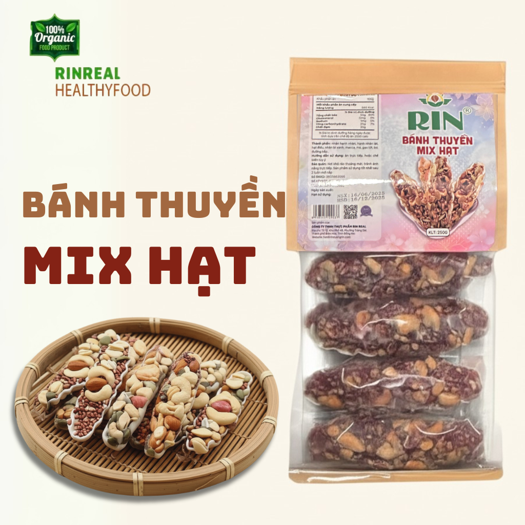 RIN REAL ヘルシーナッツボートビスケット 栄養豊富・産前産後に最適 100g RIN REAL