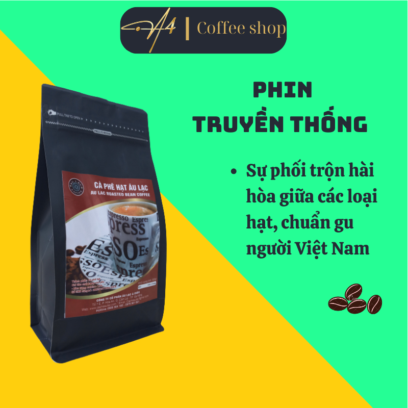 ローストして挽いたピュアオーラックフィルターコーヒー - 伝統的な味わい - 500gr