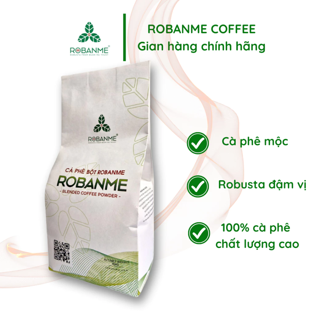『Robanme Passion 1』ベトナム産 高級フィンコーヒー粉 90R/10Aブレンド 500g 深煎り濃厚 芳醇な香り 甘い後味 カフェスア・アイスコーヒーに最適
