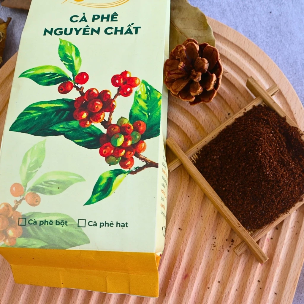 ロブスタコーヒー豆 – 濃厚な深み、厳選焙煎挽きたて 500gパック