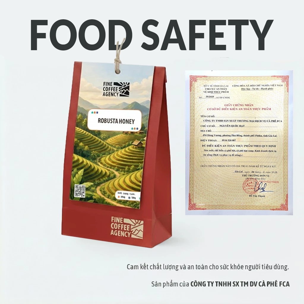 ロブスタ ハニープロセス コーヒー粉 (挽き済み) - フィン式向け 200g