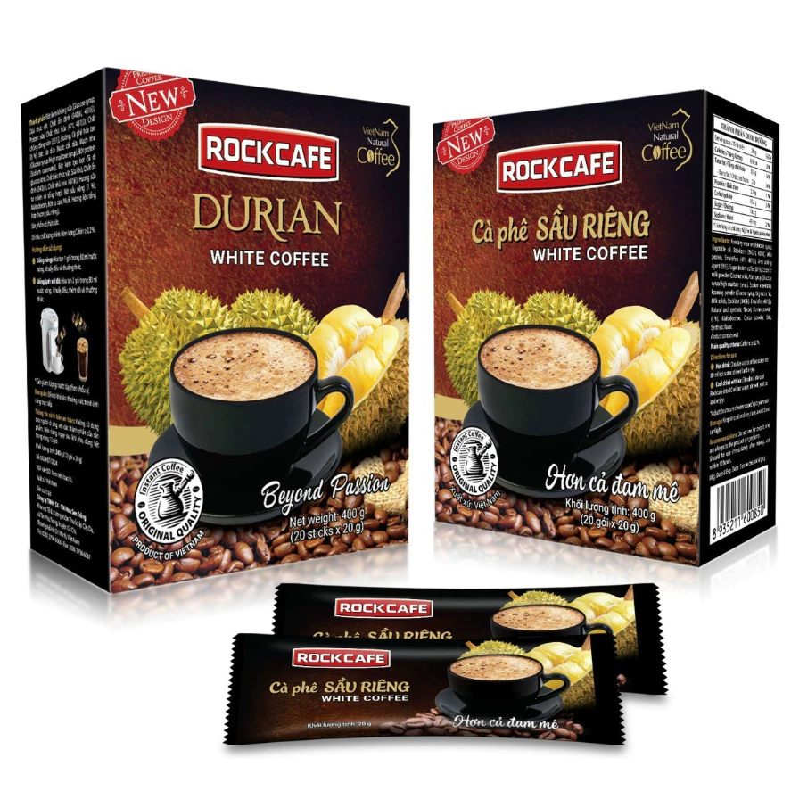 ロックカフェ ドリアンコーヒー 240g (20g×12袋) - 新感覚の香りと味わい