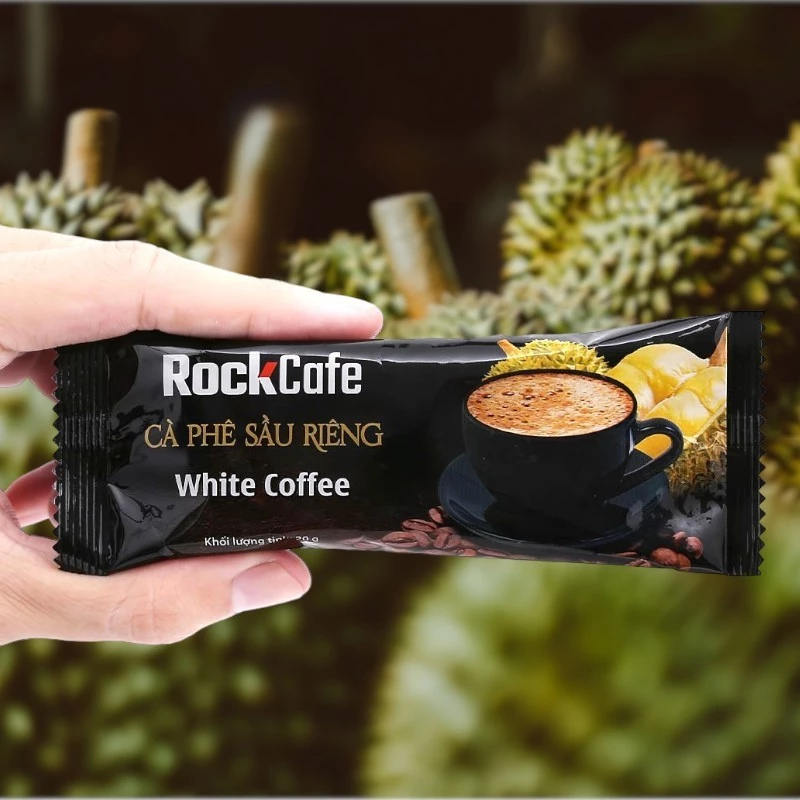 ロックカフェ ドリアンコーヒー 240g (20g×12袋) - 新感覚の香りと味わい