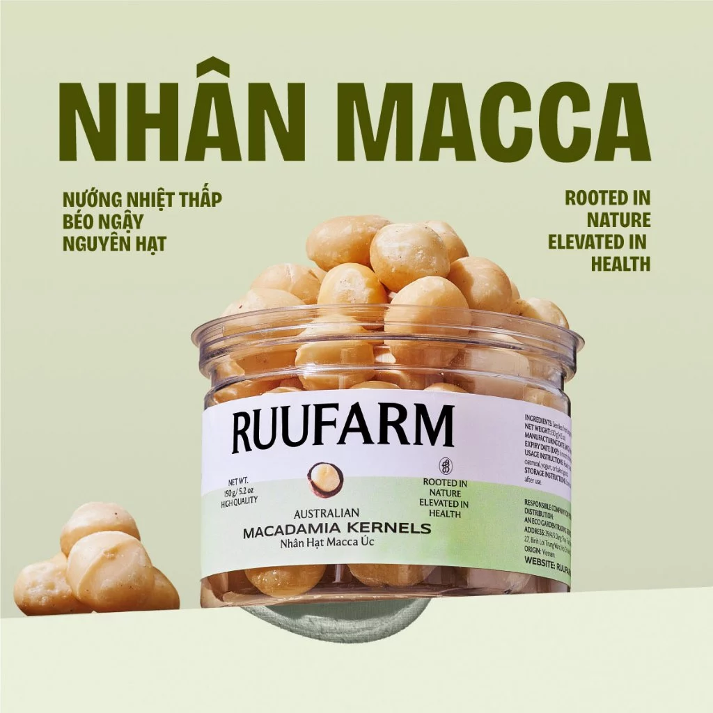 オーストラリア産 RUUFARM マカダミアナッツカーネル 殻なし 無添加 500g