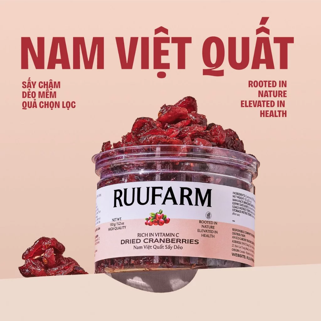 RUUFARM ドライクランベリー 150g