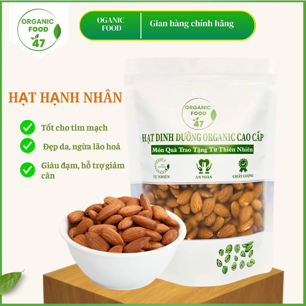 RUUFARM プレミアムアーモンド 500g | 高品質・健康志向 | 無添加・グレード1