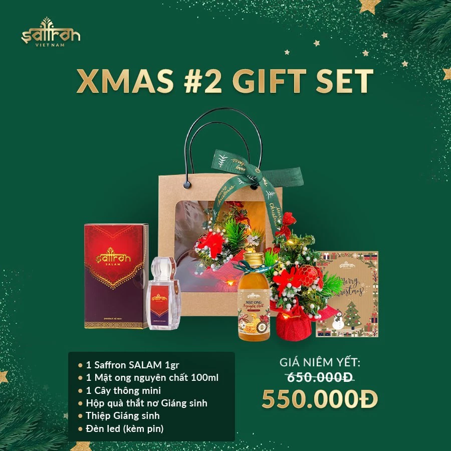 サフラン ジャハン クリスマス限定ギフトセット 2022 | ベトナムサフランブランド