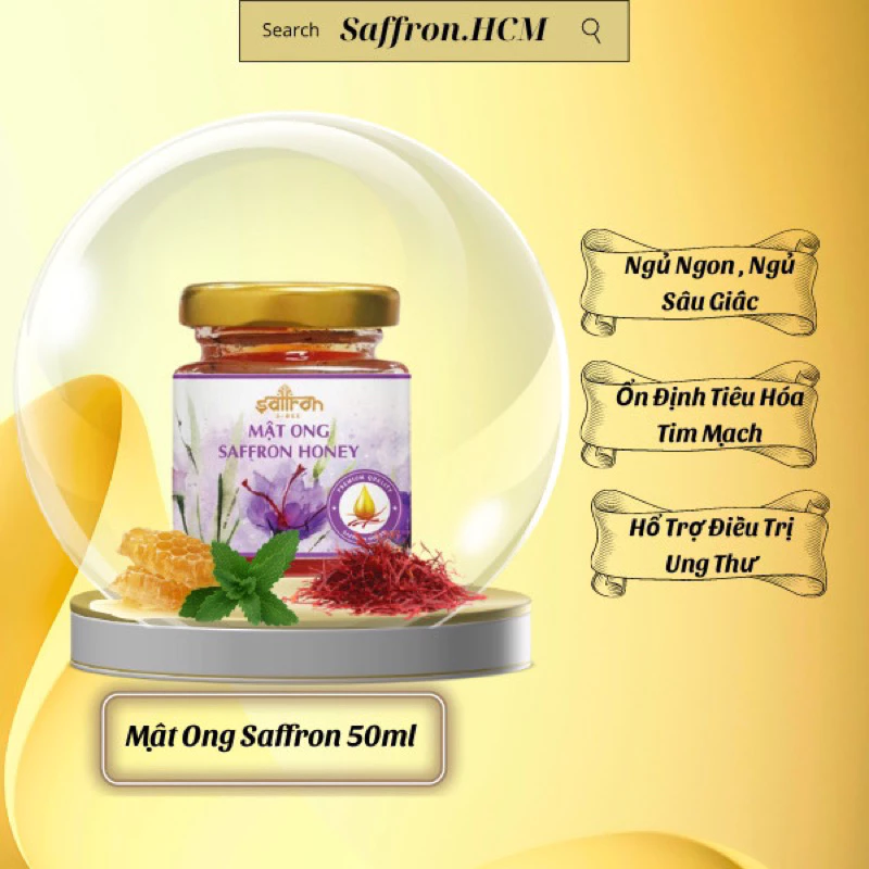 SAFFRON VIETNAM プレミアム サフランはちみつ 50ml