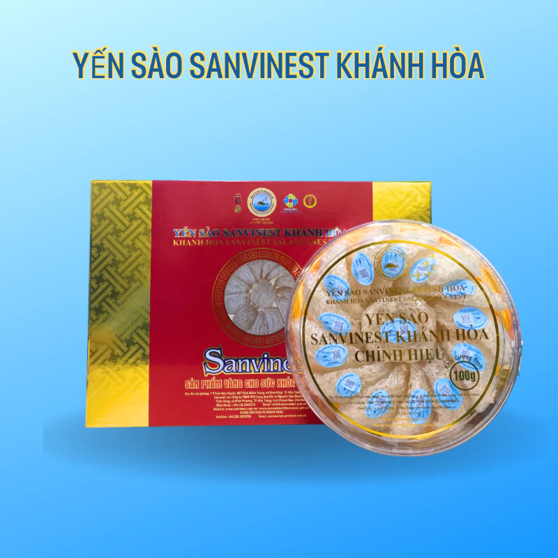 Sanvinest カインホア産 純正精製ツバメの巣 100g
