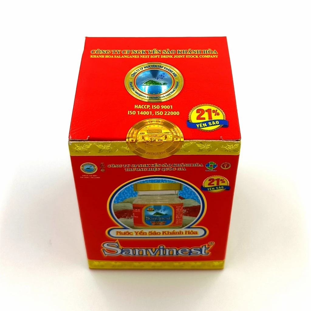 究極の健康美！サンヴィネスト Khánh Hòa 燕の巣ドリンク 70ml×20本セット（燕の巣21%配合）