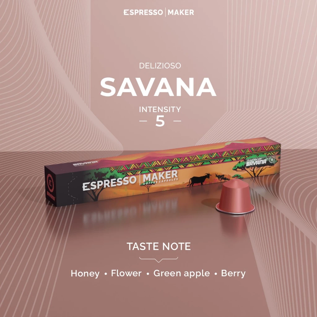 エスプレッソメーカー監修 サバンナ コーヒーカプセル - ネスプレッソ互換