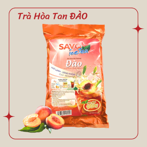 SAVO インスタントピーチティー 大容量 800g