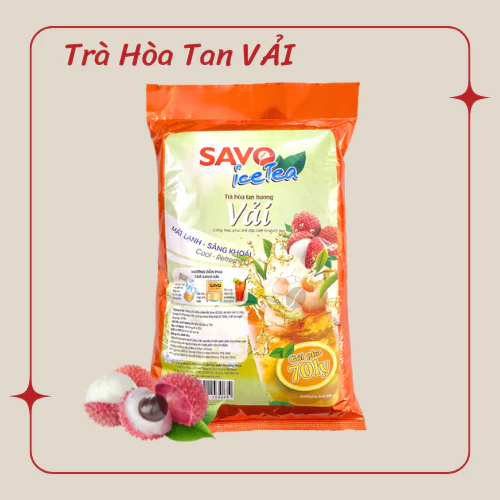 SAVO インスタントライチティー 大容量 800g