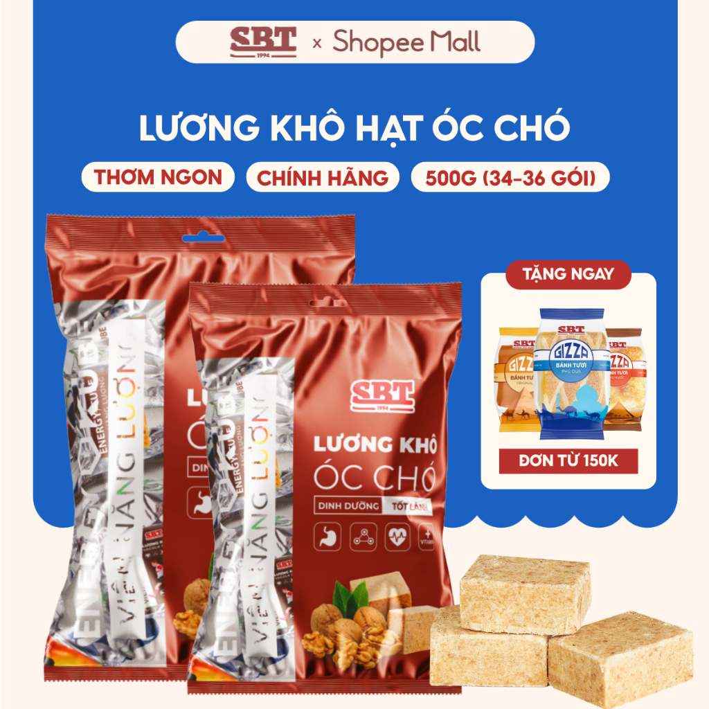SBT Lương Khô Vị Óc Chó 栄養補給 500g SBT