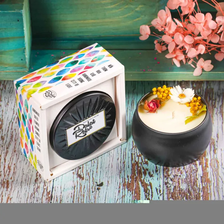 アロマキャンドル シティオブライトの香り 120g Dalat Retro