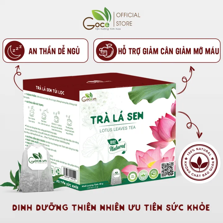 ハス茶 蓮葉茶 ティーバッグ Goce