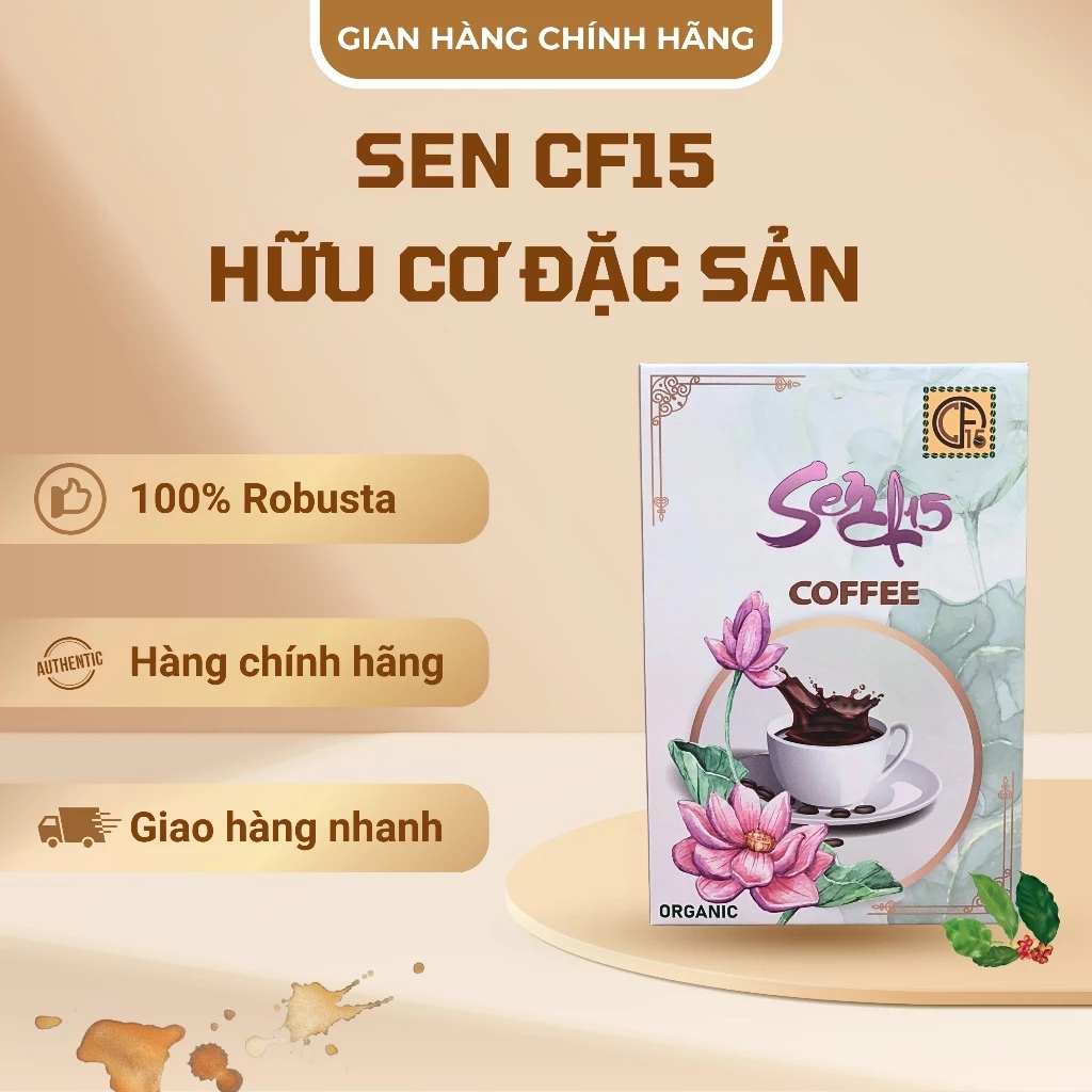 SEN 15 COFFEE - ベトナム産100%ロブスタ 有機スペシャルティコーヒー