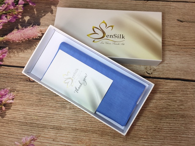 SenSilk シルクショール　青色