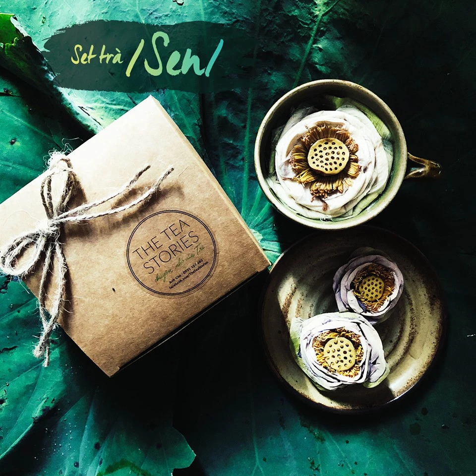 10個入りピンク蓮花茶セット - 絶美の蓮茶、箱・カード・袋付き