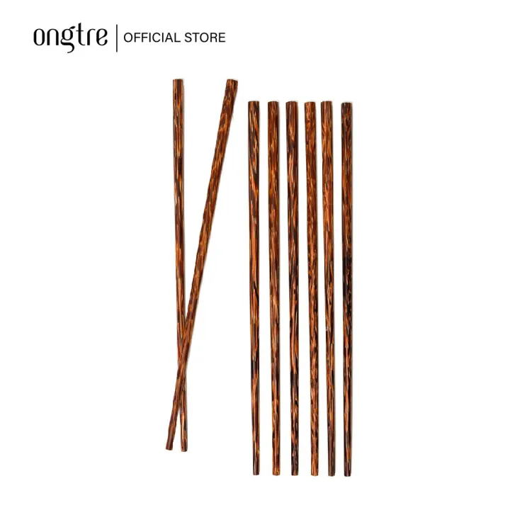 天然ヤシ材の箸 10膳セット ONGTRE