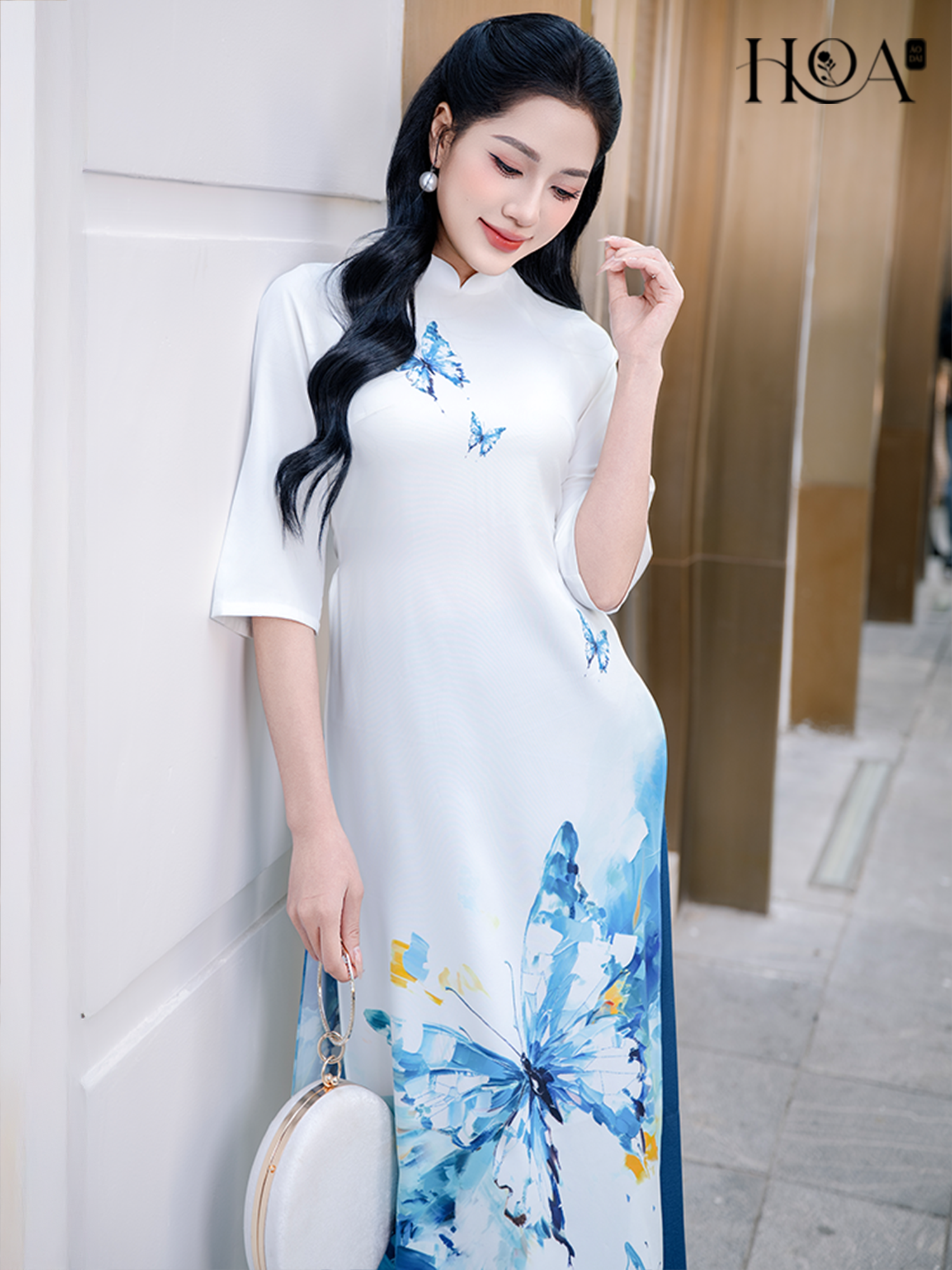 女性用モダンアオザイセット HOA Diep Suong 2