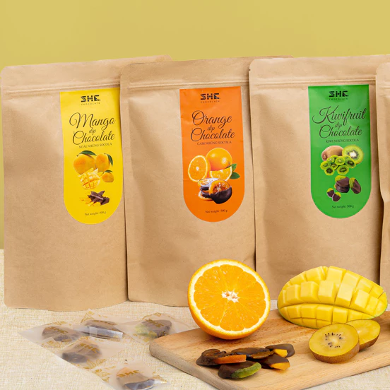 SHEチョコレート 贅沢ドライマンゴー チョコレートがけ 500g - ヘルシースイーツ