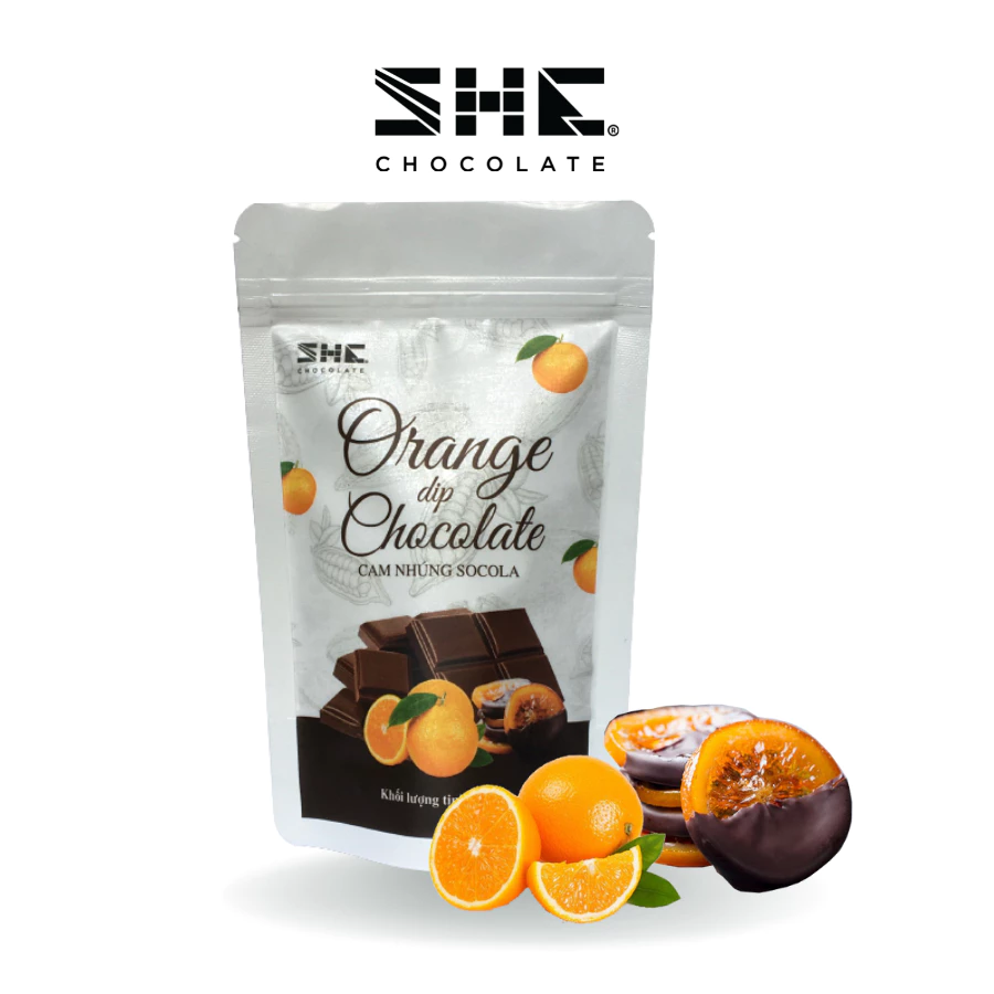 SHEチョコレート ドライオレンジ チョコレートディップ 50g