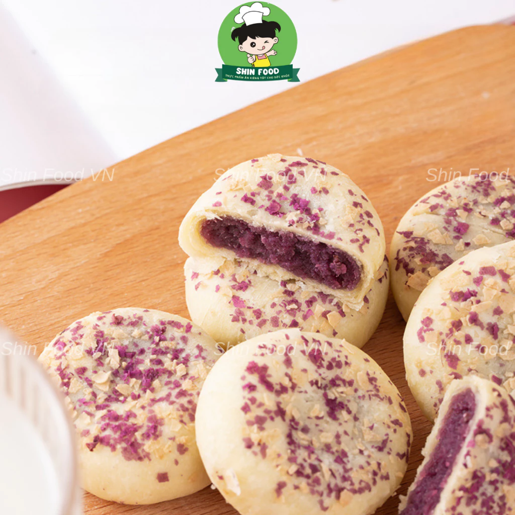 シンフード 紫芋＆タロイモ オートミールビスケット 1000g 低糖質・低カロリー ヘルシーおやつ