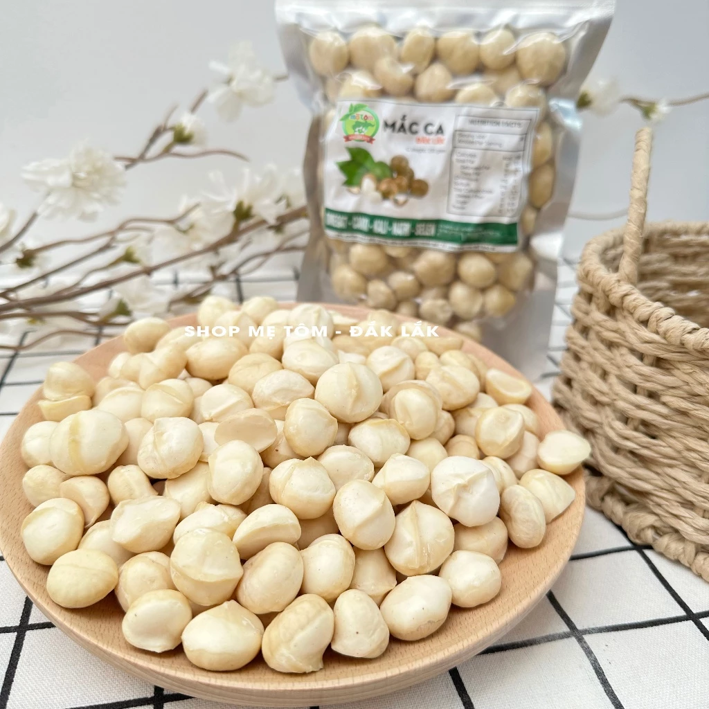 Shop Mẹ Tôm 250g マカダミアナッツカーネル (殻なし・そのまま食べられる・ナッツミルクに)