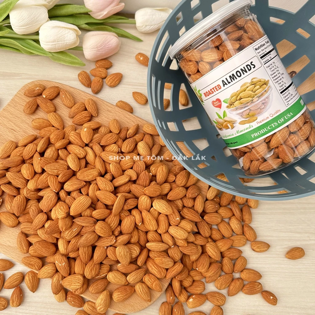 ショップメートム 250g ジップ袋入り 素焼きアーモンド (ローストアーモンド)