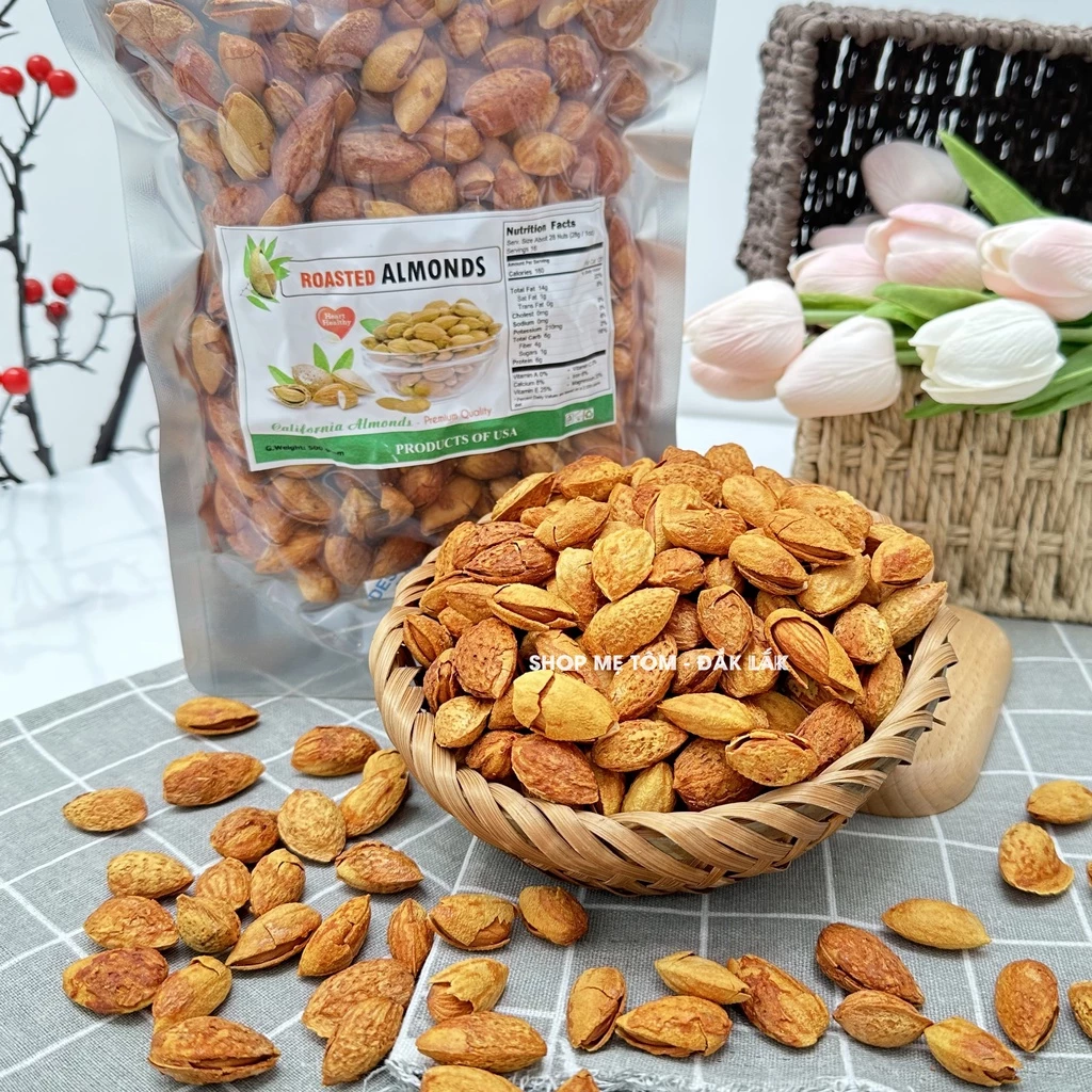 ショップメートム 無添加 生アーモンド 500g ジップパック