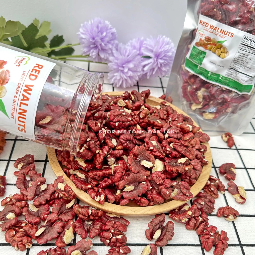 「ショップメー・トム」の赤くるみ（レッドウォールナッツ） ジップバッグ 250g