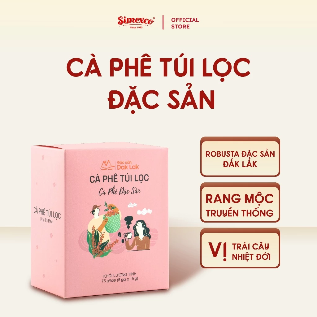 Simexco Daklak 特選ファインロブスタ ドリップコーヒーバッグ