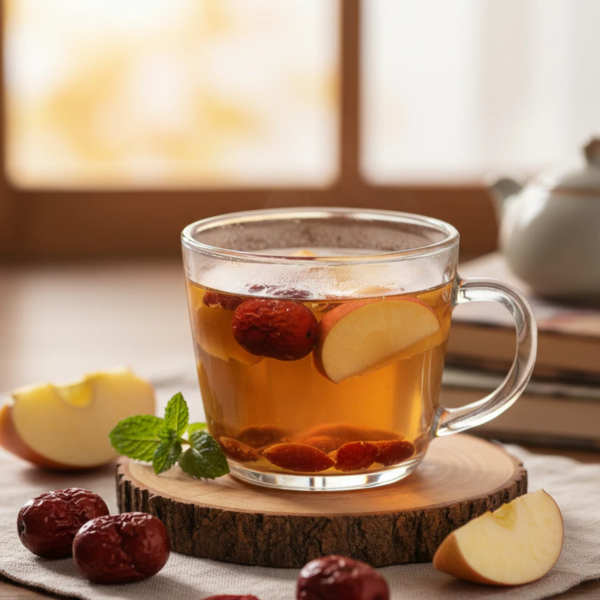 麗肌・気血補給・滋養に「スライス紅棗(なつめ)茶」