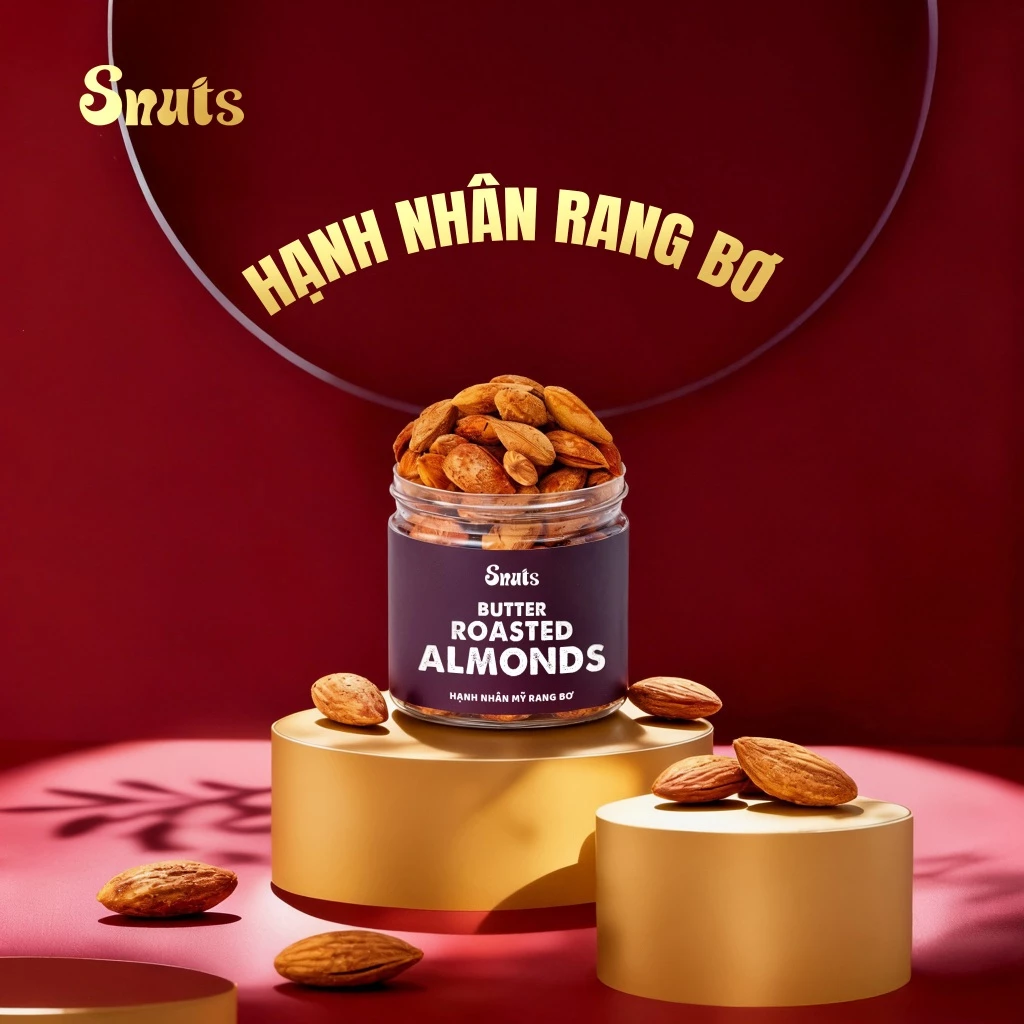 SNUTS バターローストアーモンド 150G – カリカリ、香ばしいバター風味