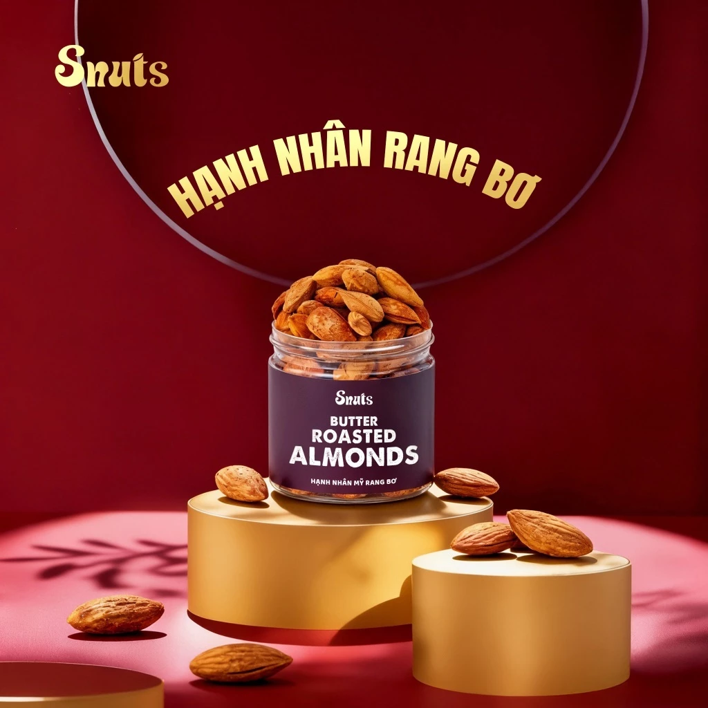 SNUTS 香ばしバターローストアーモンド 150g - ヘルシーナッツスナック