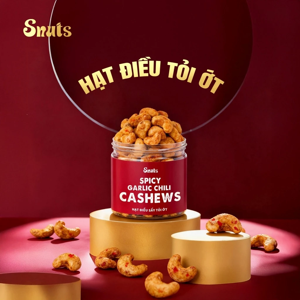 SNUTS ガーリックチリカシューナッツ 170g