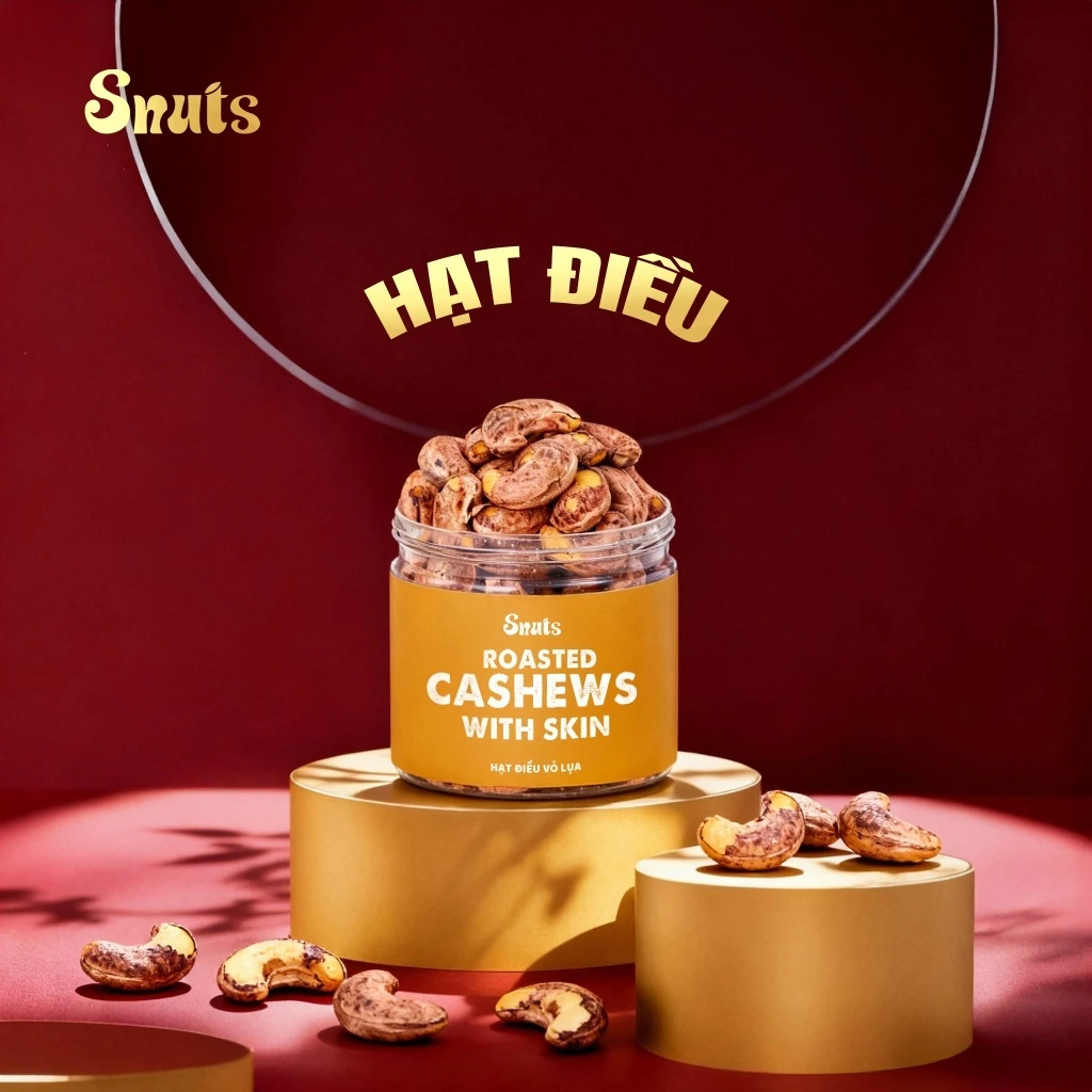 SNUTS 薄皮カシューナッツ 150g - 無塩ロースト、美容と健康に最適なヘルシースナック