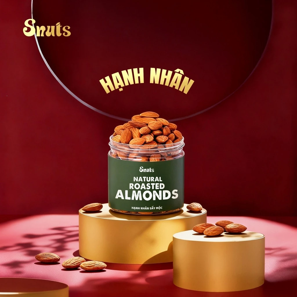 SNUTS 無添加 素焼きアーモンド 170g - 塩・砂糖不使用