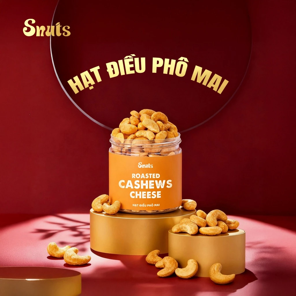 SNUTS チーズカシューナッツ 170G - 濃厚チーズ風味のヘルシーナッツスナック