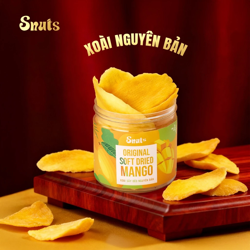SNUTS 柔らかドライマンゴー 150g – 無添加・低糖・自然な甘さで健康志向の方に