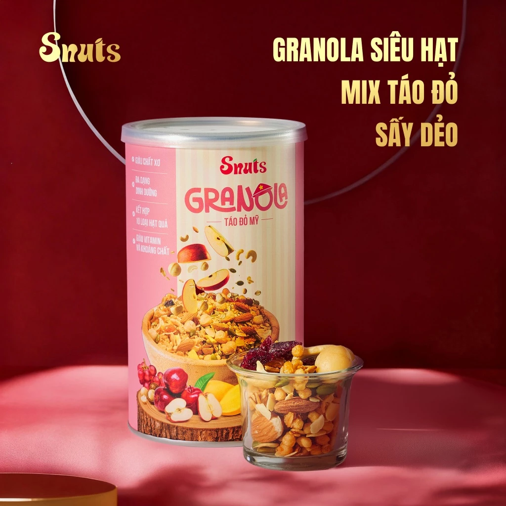 SNUTS スーパーシード＆ドライなつめミックス グラノーラ 300g 栄養満点ヘルシースナック