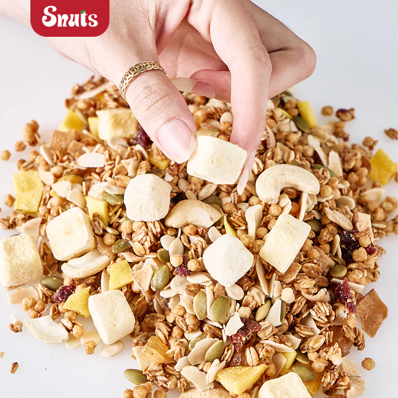 SNUTS ヨーグルト風味 スーパーシードグラノーラ（10種のナッツ＆穀物ミックス）